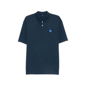Ader Error Blue Polo Shirts Men